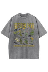 Herbs For Reproductive Freedom Womens Rights Washed Tee