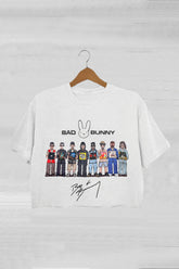 Bad Bunny Concert and DTML Album Women's Cropped Tee