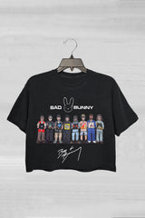 Bad Bunny Concert and DTML Album Women's Cropped Tee