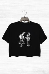 BeetleJuice Vintage Women's Cropped Tee Top