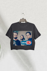 Blink 182 Meets It’s Always Sunny Women’s Crop Tee