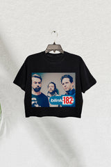 Blink 182 Meets It’s Always Sunny Women’s Crop Tee