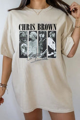 Female Fit Chris Brown Concert Merchandise Tee