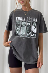 Female Fit Chris Brown Concert Merchandise Tee