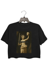 Girls Will Be Girls Themed Medusa Crop Top for Women