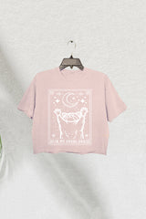 In My Feral Era Cropped Tee with Raccoon for Women