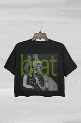 One Direction Brat Classic Frat Boys Crop Tee for Women