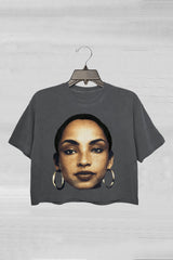 SADE ADU Cropped Tee for Women with Graphic
