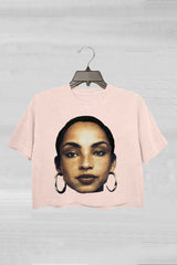 SADE ADU Cropped Tee for Women with Graphic