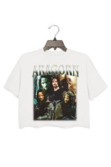 Vintage Inspired A.ragorn Person Crop Top for Women