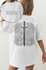 Women's “You Do Not Yield, You Do Not Falter” Throne of Glass Tee