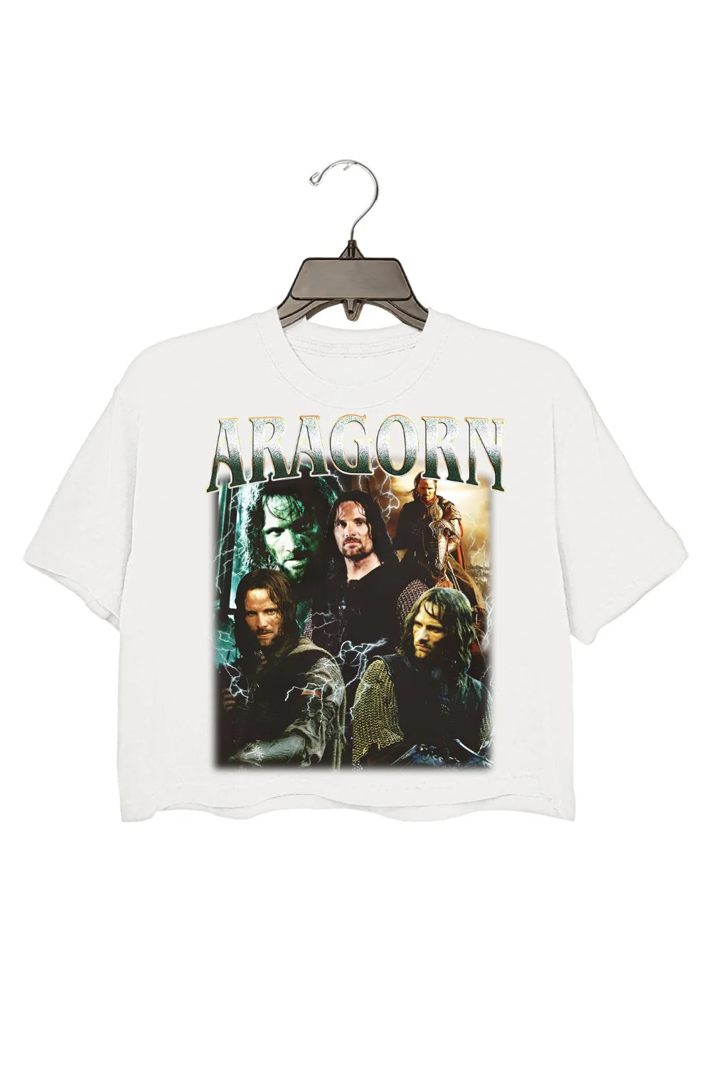 Vintage A.ragorn Person Crop Top For Women