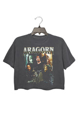 Vintage A.ragorn Person Crop Top For Women