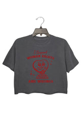 I Support Women's Rights And Wrongs Crop Tee For Women
