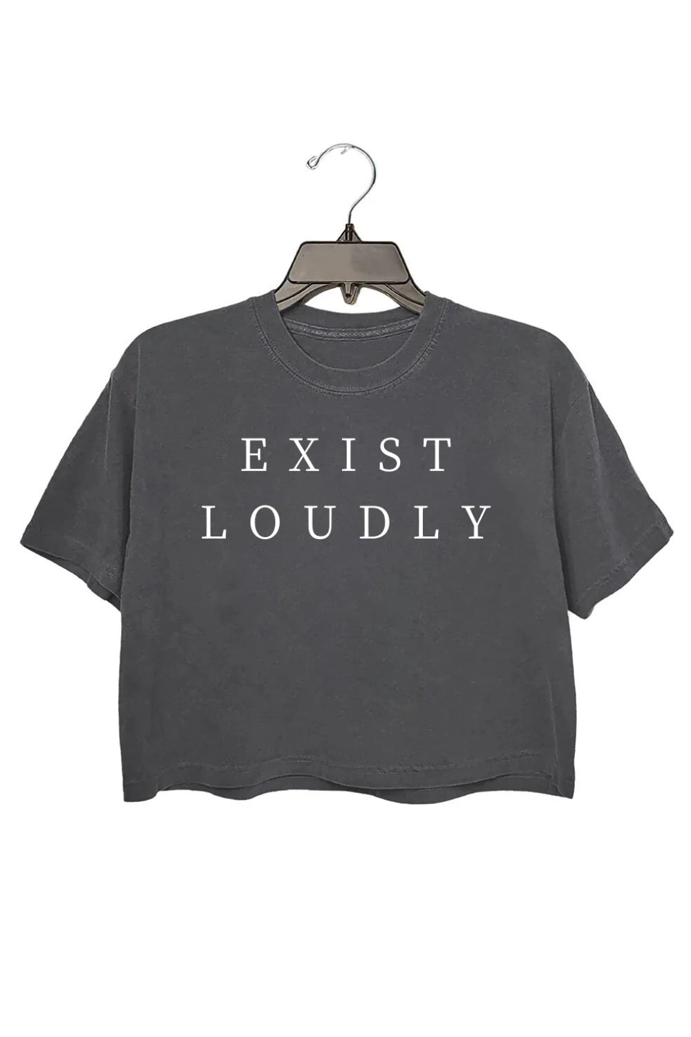 Exist Loudly Feminist Crop Top For Women