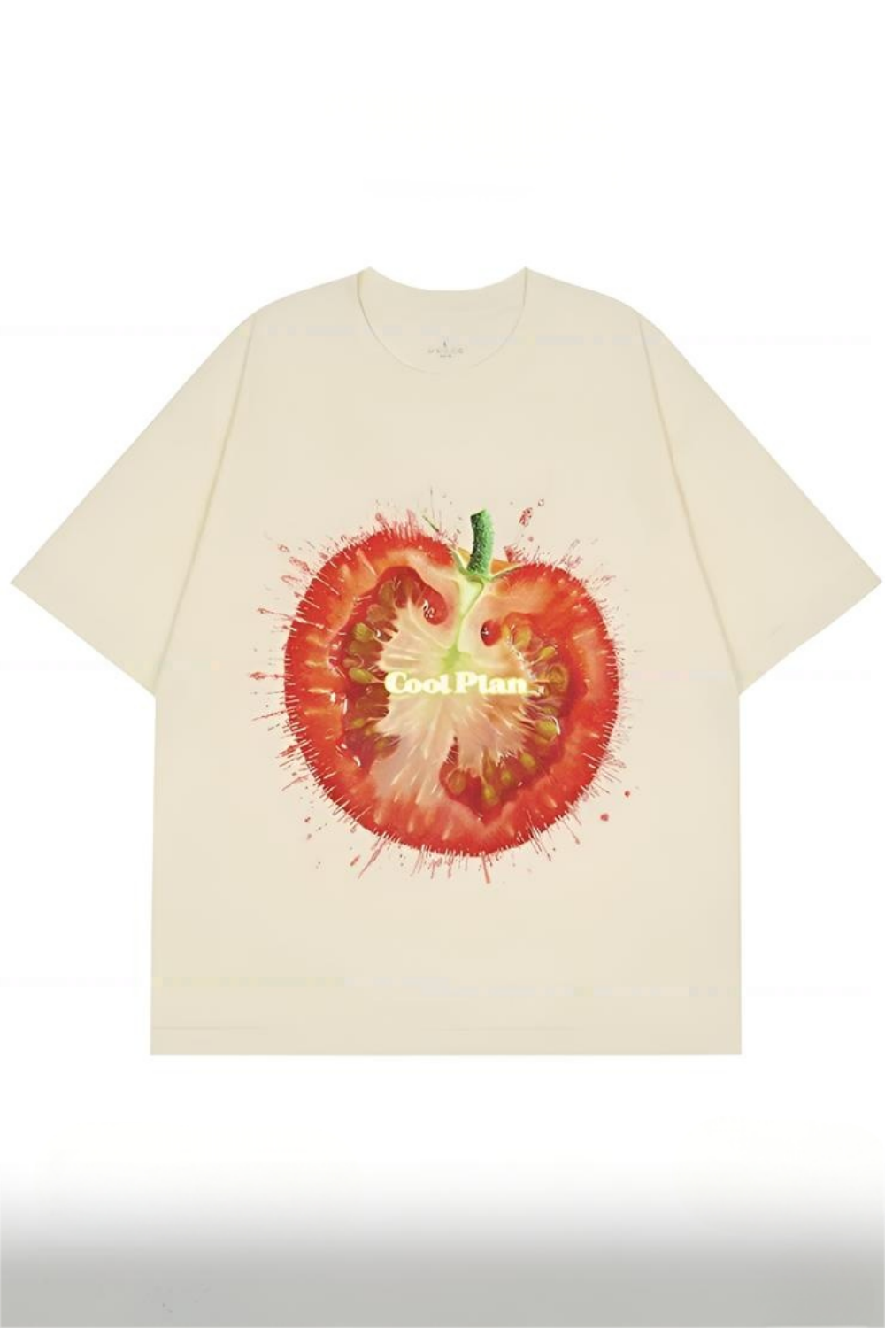 Tomato Explosion Retro Print Tee