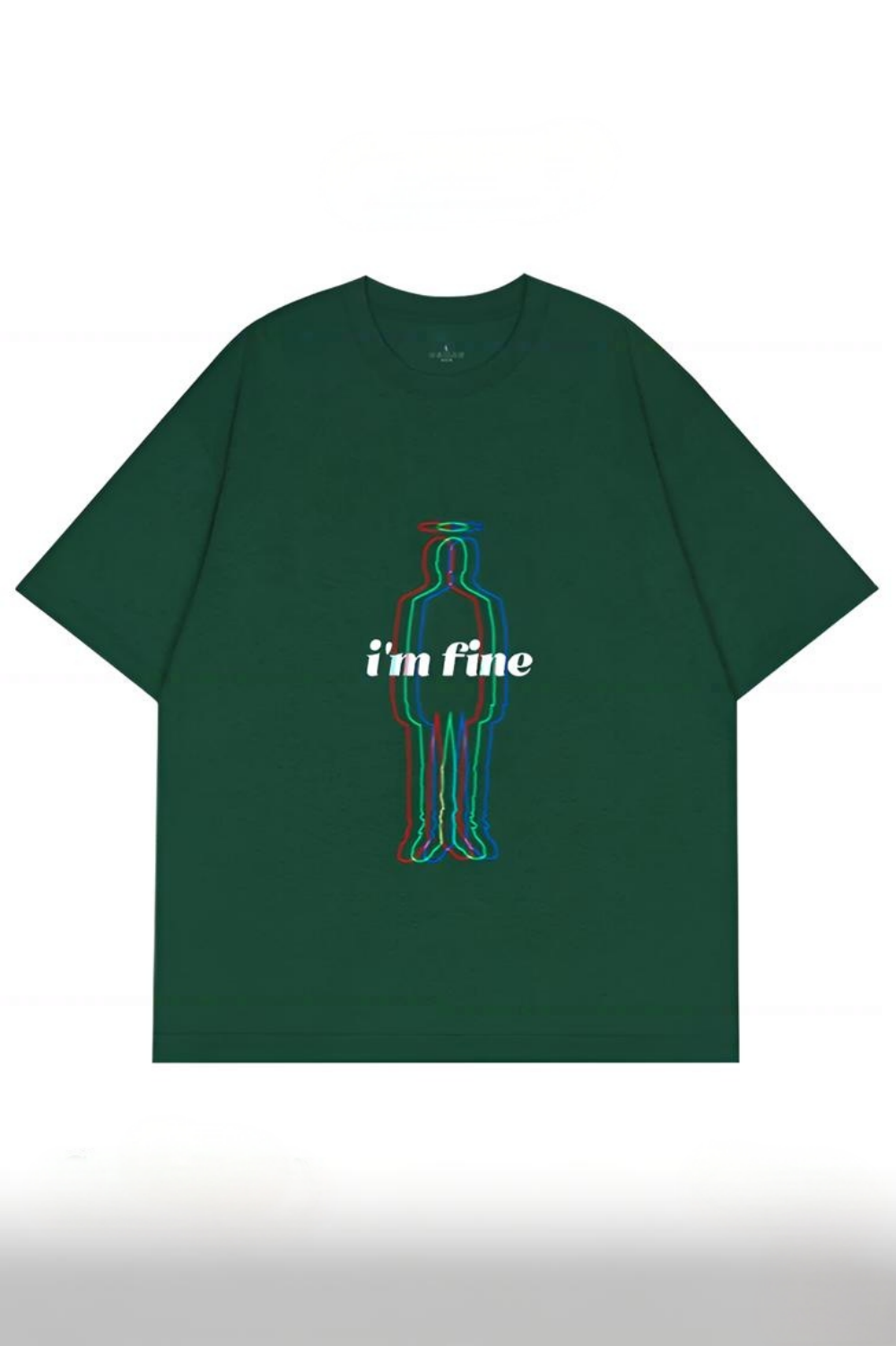 I'm Fine Colorful Characters Tee For Women