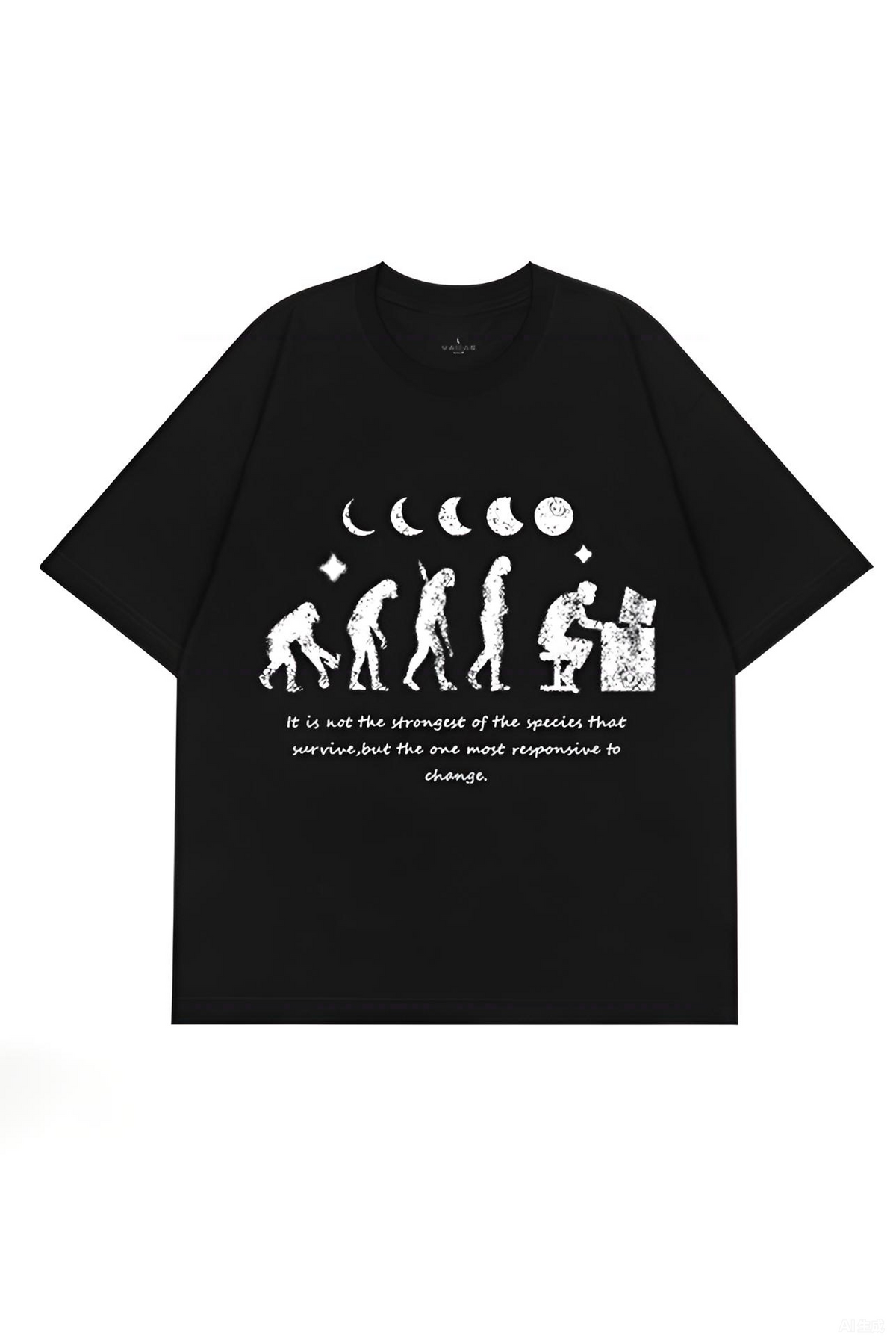 Human Evolution Retro Short Sleeve Tee