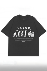Human Evolution Retro Short Sleeve Tee