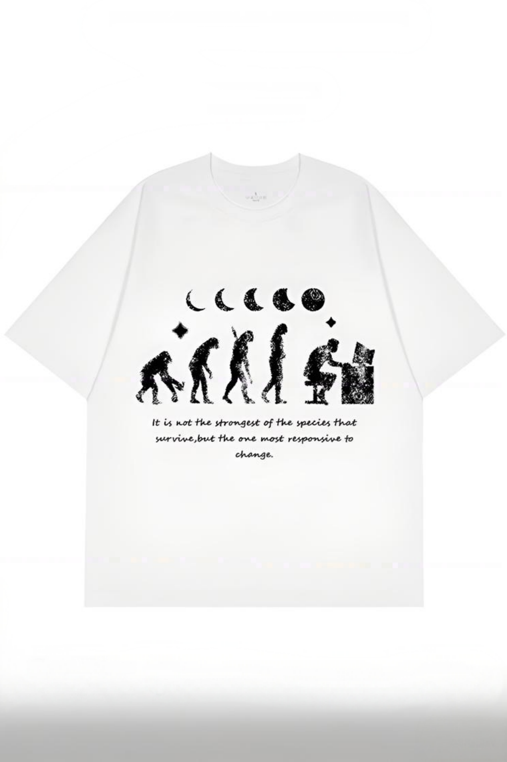 Human Evolution Retro Short Sleeve Tee