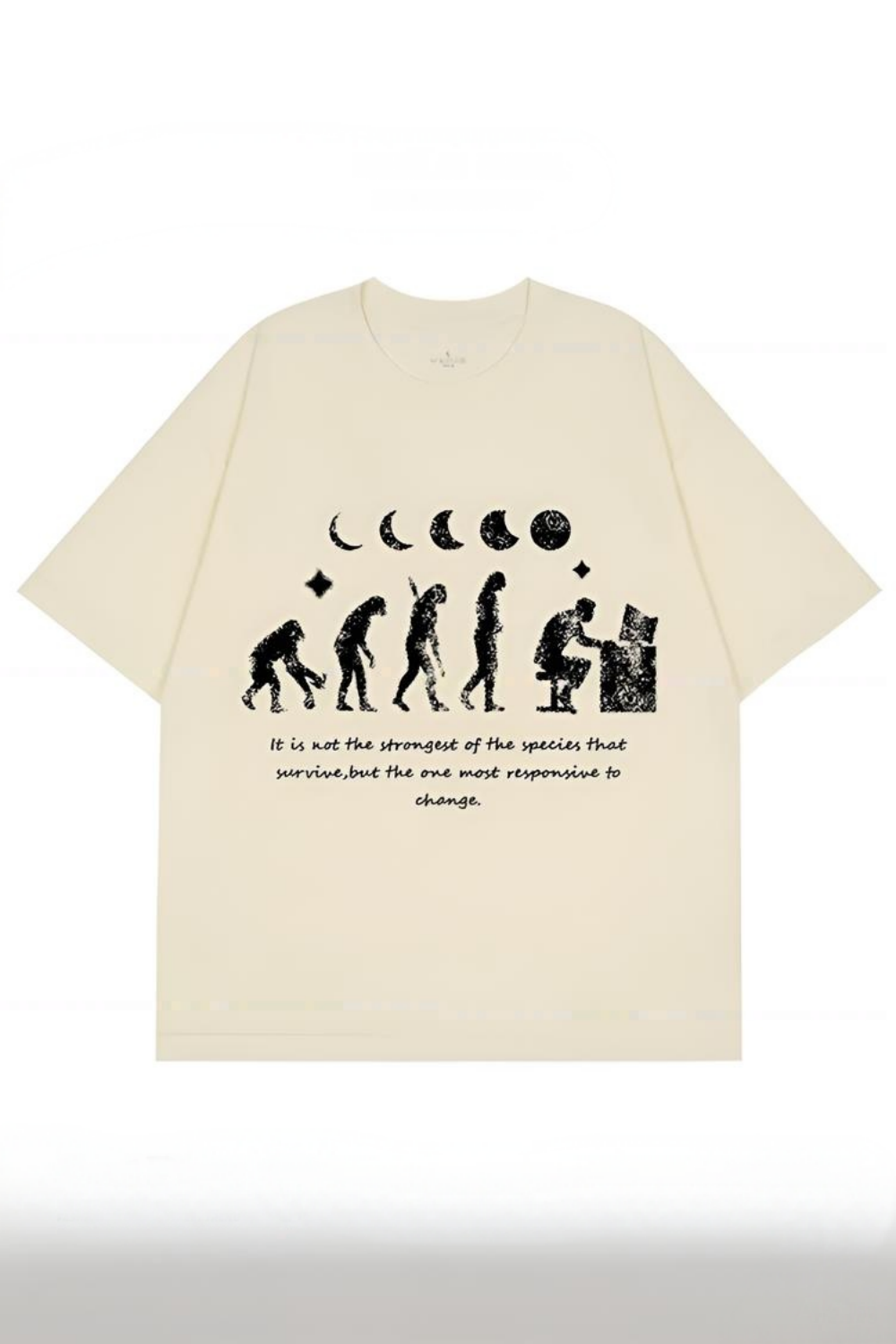 Human Evolution Retro Short Sleeve Tee