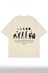 Human Evolution Retro Short Sleeve Tee