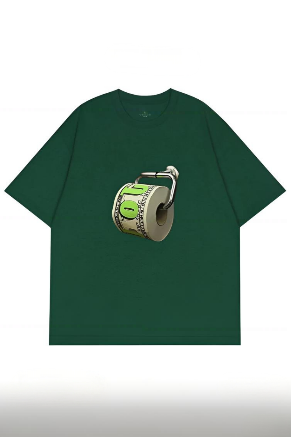 Dollar Roll Paper Fun Creative Print Tee