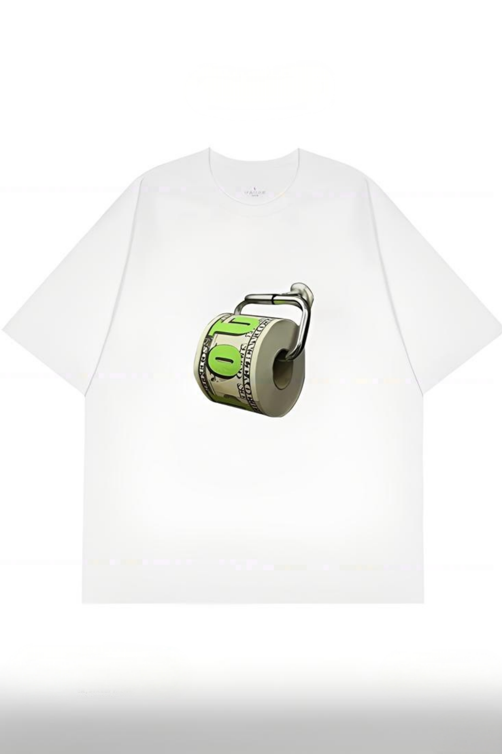 Dollar Roll Paper Fun Creative Print Tee