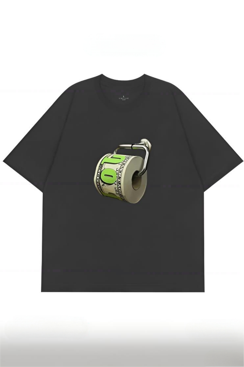 Dollar Roll Paper Fun Creative Print Tee