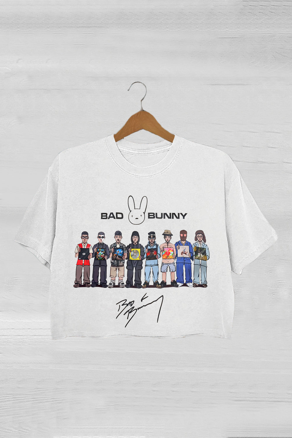 Bad Bunny Concert and DTML Album Women's Cropped Tee