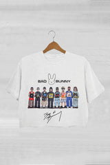 Bad Bunny Concert and DTML Album Women's Cropped Tee
