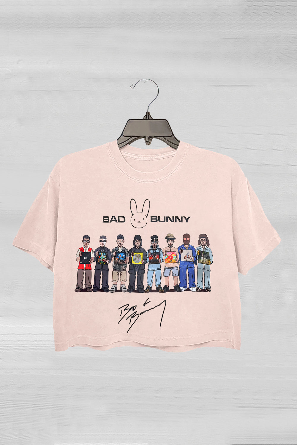 Bad Bunny Concert and DTML Album Women's Cropped Tee