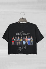 Bad Bunny Concert and DTML Album Women's Cropped Tee