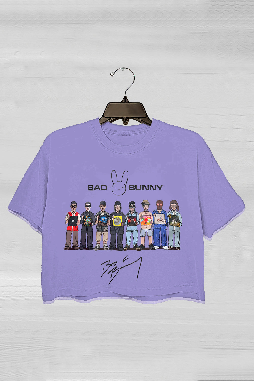 Bad Bunny Concert and DTML Album Women's Cropped Tee