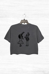 BeetleJuice Vintage Women's Cropped Tee Top
