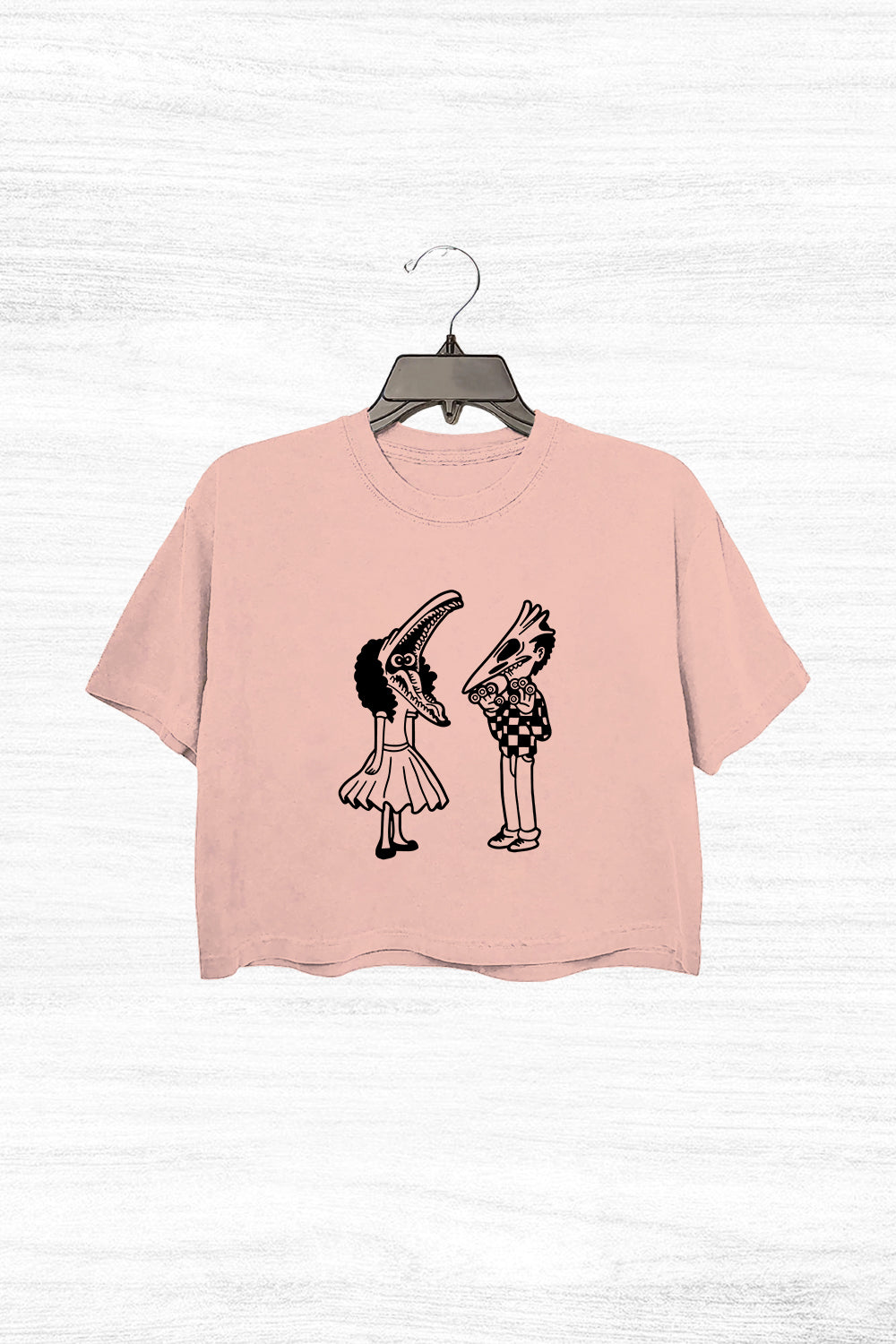 BeetleJuice Vintage Women's Cropped Tee Top