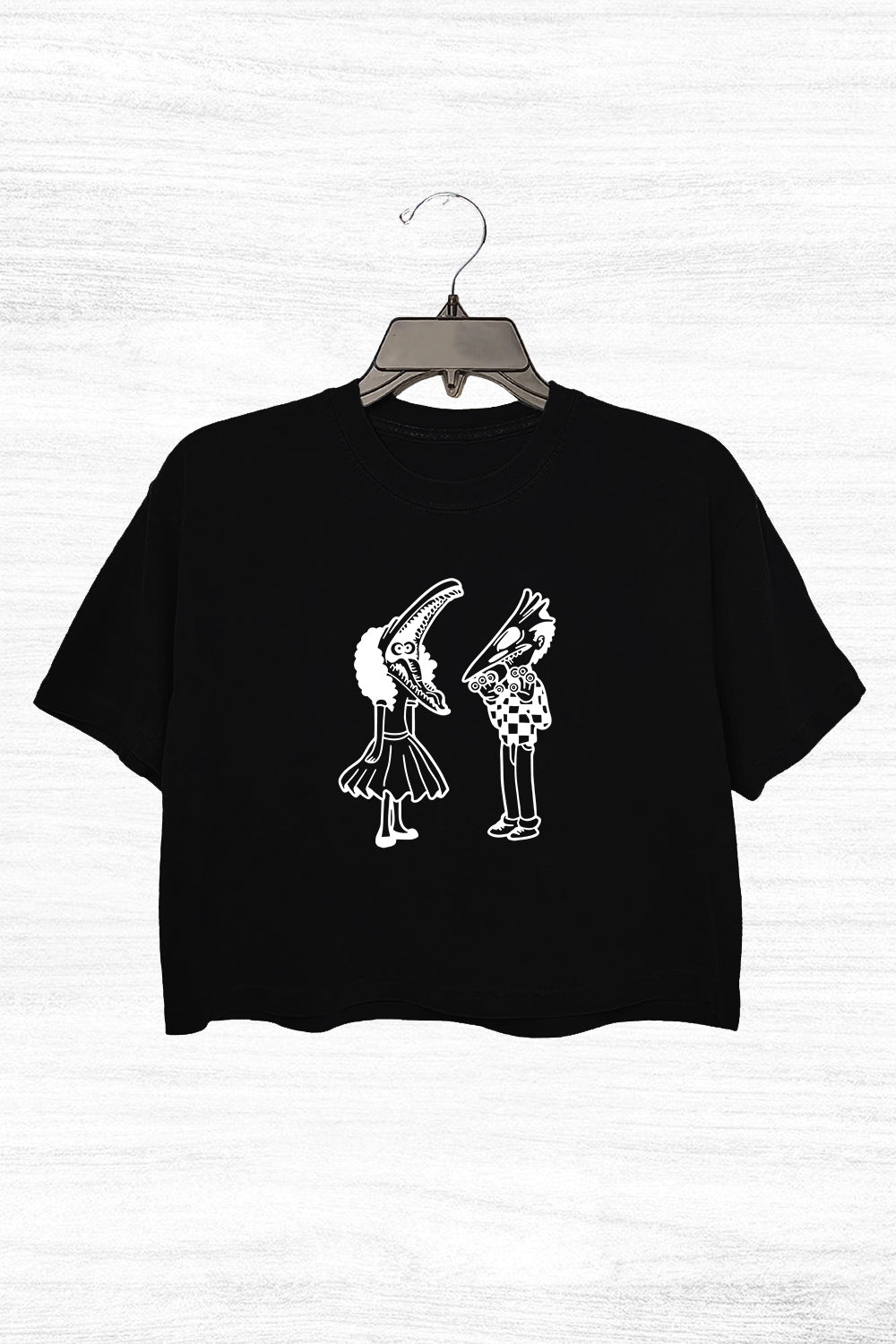 BeetleJuice Vintage Women's Cropped Tee Top