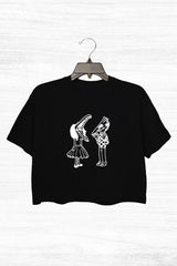 BeetleJuice Vintage Women's Cropped Tee Top