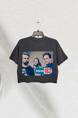 Blink 182 Meets It’s Always Sunny Women’s Crop Tee
