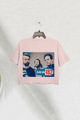 Blink 182 Meets It’s Always Sunny Women’s Crop Tee