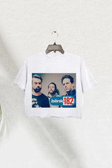 Blink 182 Meets It’s Always Sunny Women’s Crop Tee