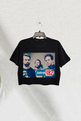 Blink 182 Meets It’s Always Sunny Women’s Crop Tee