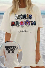 Breezy XX Bowl Tour Graphic T_Shirt