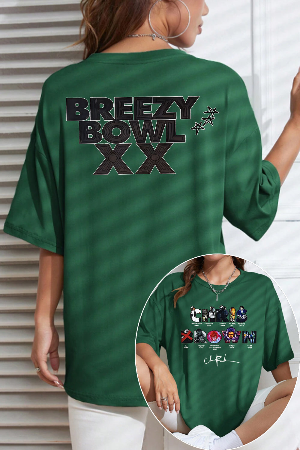 Breezy XX Bowl Tour Graphic T_Shirt