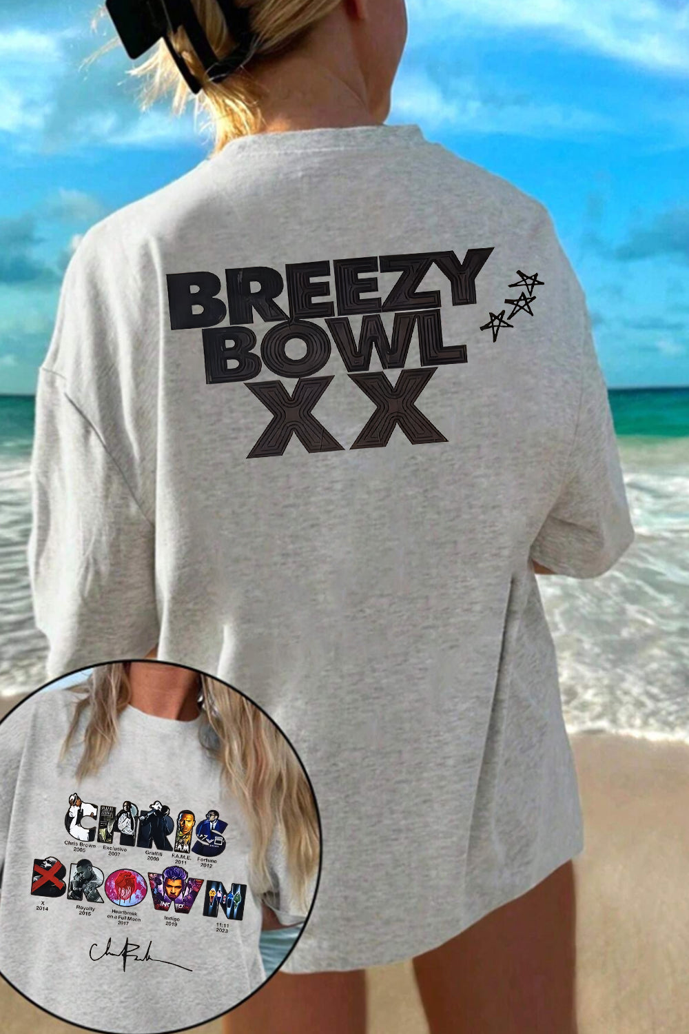 Breezy XX Bowl Tour Graphic T_Shirt