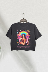 Chappell Roan Mermaid Fairycore Crop Tee for Women Hot
