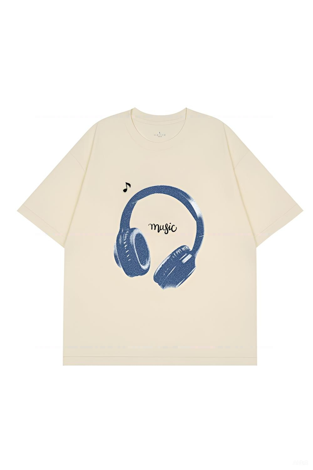 Earphone Let's Listen To Music Tee