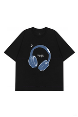 Earphone Let's Listen To Music Tee