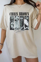 Female Fit Chris Brown Concert Merchandise Tee