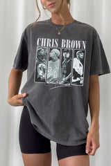 Female Fit Chris Brown Concert Merchandise Tee